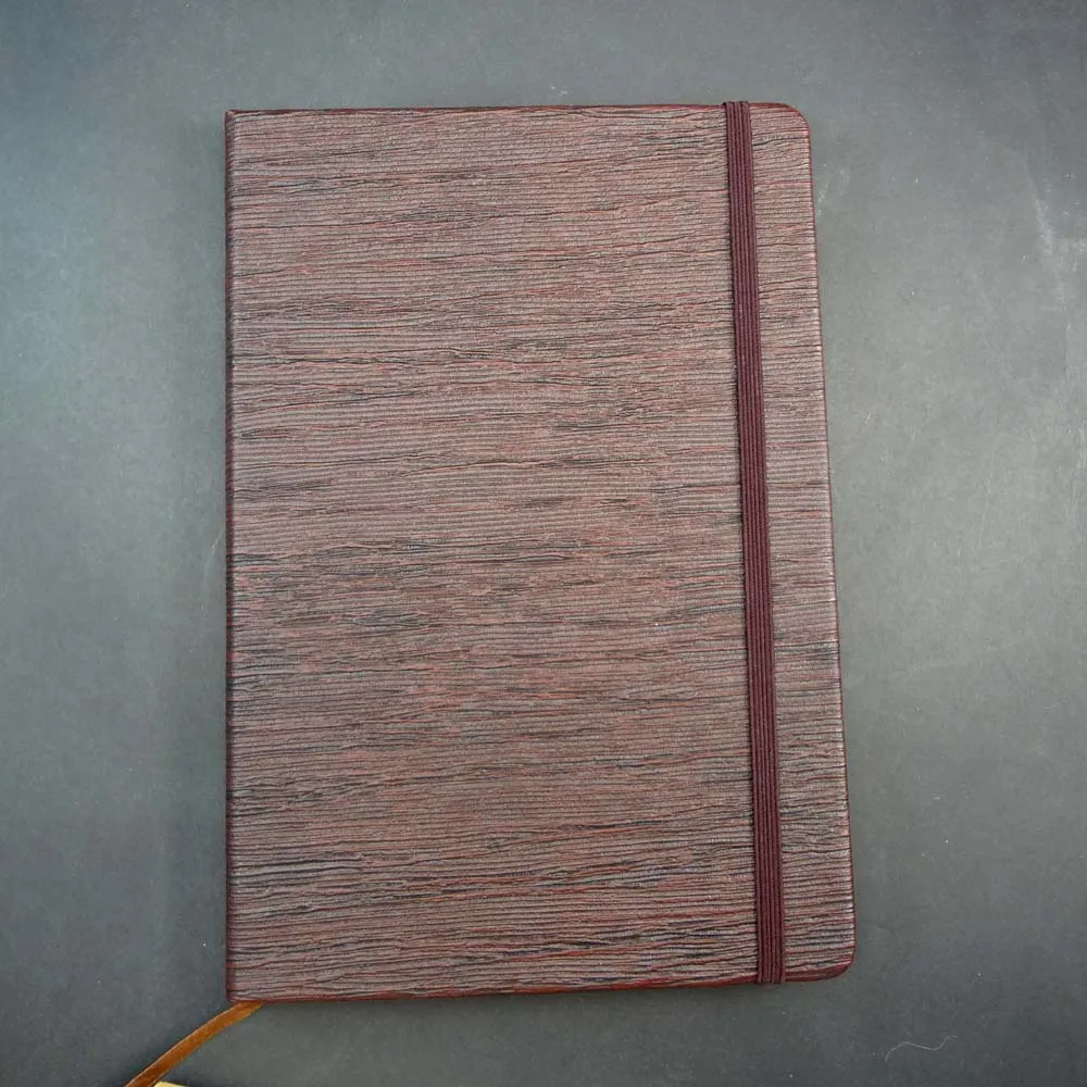 
A5 size notebook factory price Custom A5 notebook, leather bound elastic Hardcover notebook 