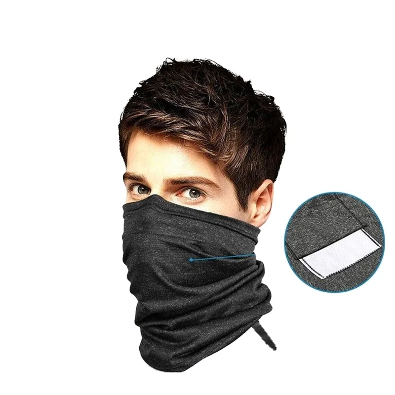 Amazon Hot Sell Summer Scarf Sports Running Polyester Gaiter Outdoor Cycling Neck Gaiter with PM2.5 Filter Headwear Scarfs