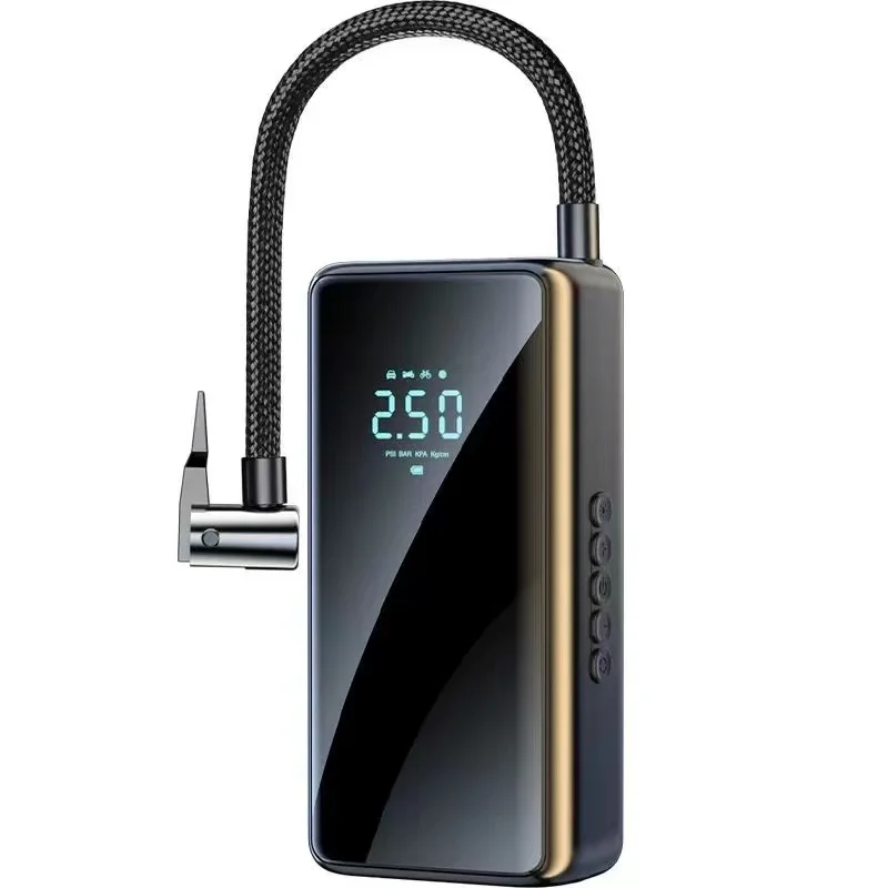Corded and Cordless duel use digital auto stop DC 12V  portable car air pump compressor inflators car tire inflator