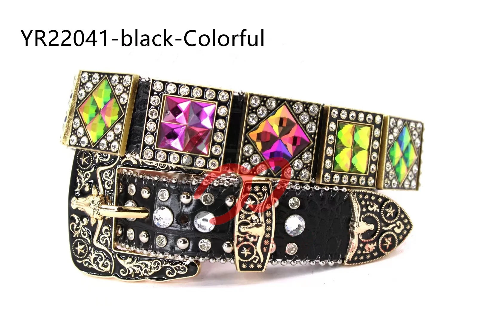 New Trend Bling Bling Rhinestone Belt Men Women Western Cowboy Cowgirl Crystal Studded Leather Diamond Belt For Jeans