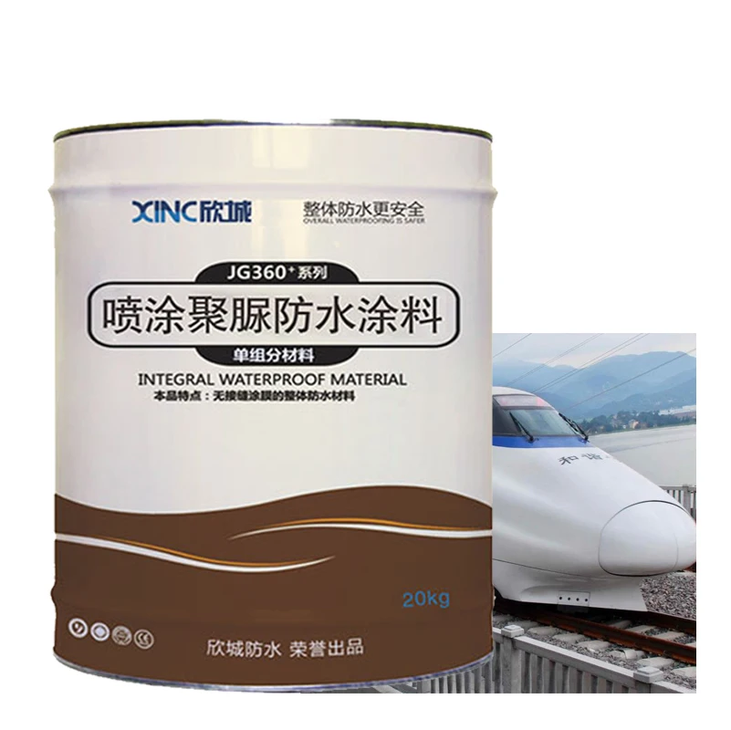 SPUA Hybrid Spray Polyurea Elastomer Coating for high-speed rail boat tunnel