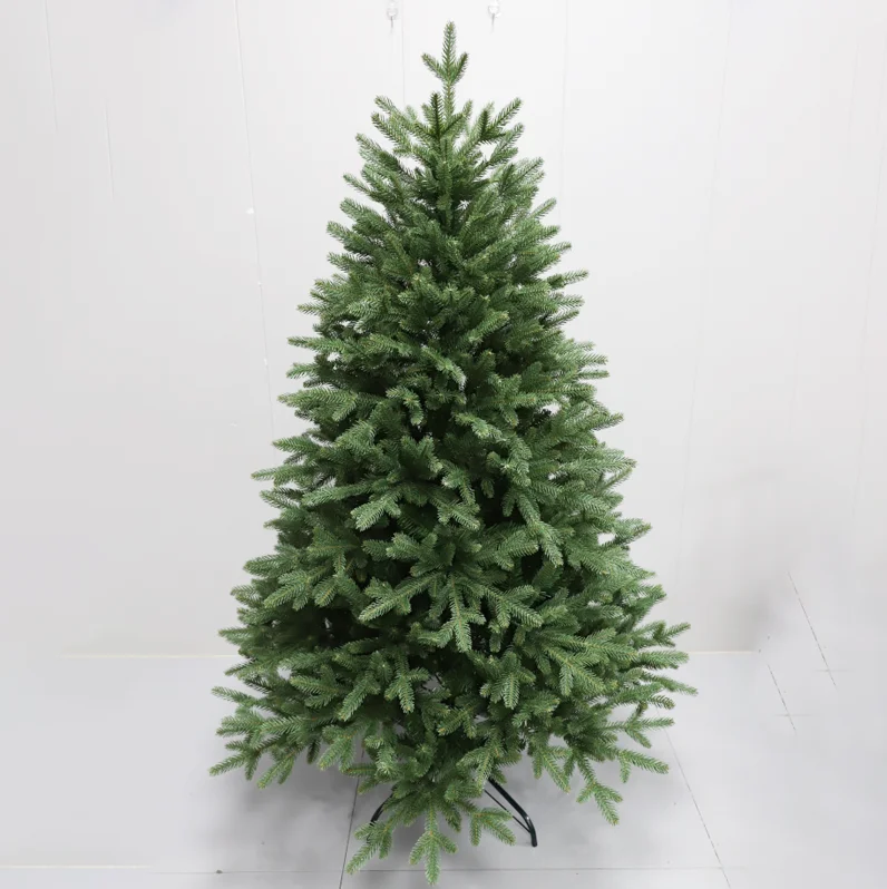 Бесплатный образец пользовательских размеров рождественские украшения Дерево искусственные зеленые Рождественские елки Премиум со светодиодными огнями