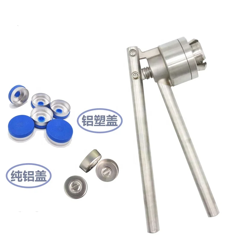 Manual vials bottle capping sealer crimping tool machine aluminum cap crimper