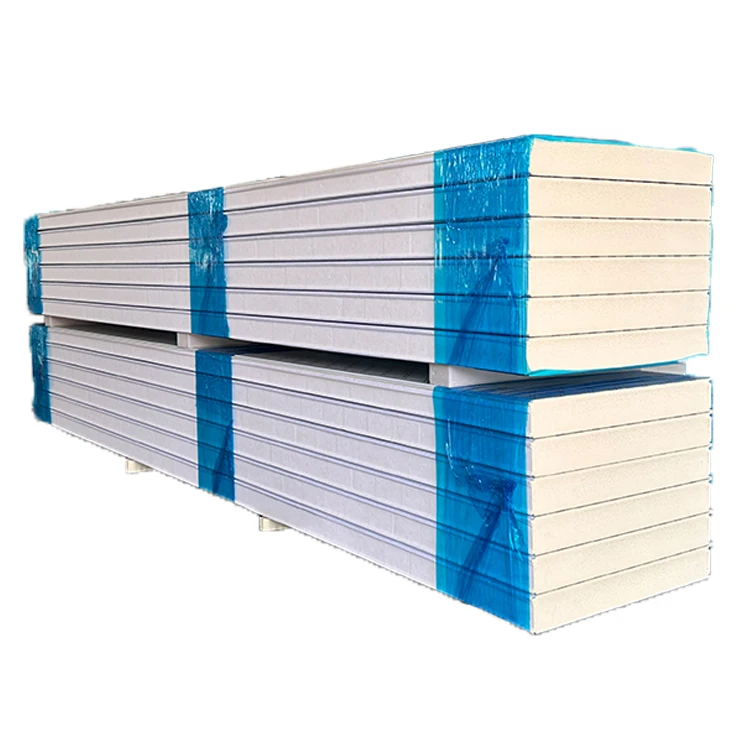 50-200mm Thickness High Quality Sandwich Wall Panel building materials polyurethane decorative wall panel