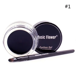 Hot Sale Waterproof OEM Eye Liner 24 Hours Longlasting Eyeliner Cream With Brush Cosmetics Makeup BROW GEL