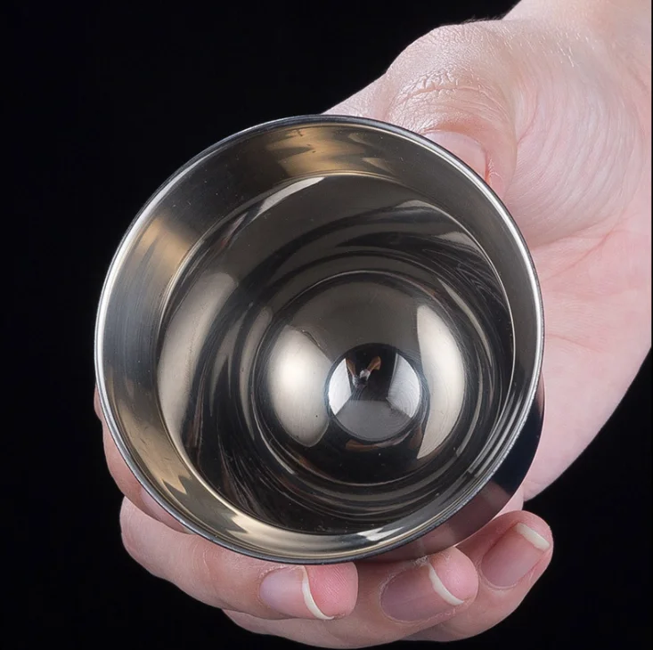 80 мл 304 Подгонянная нержавеющая сталь кофейная чашка эспрессо