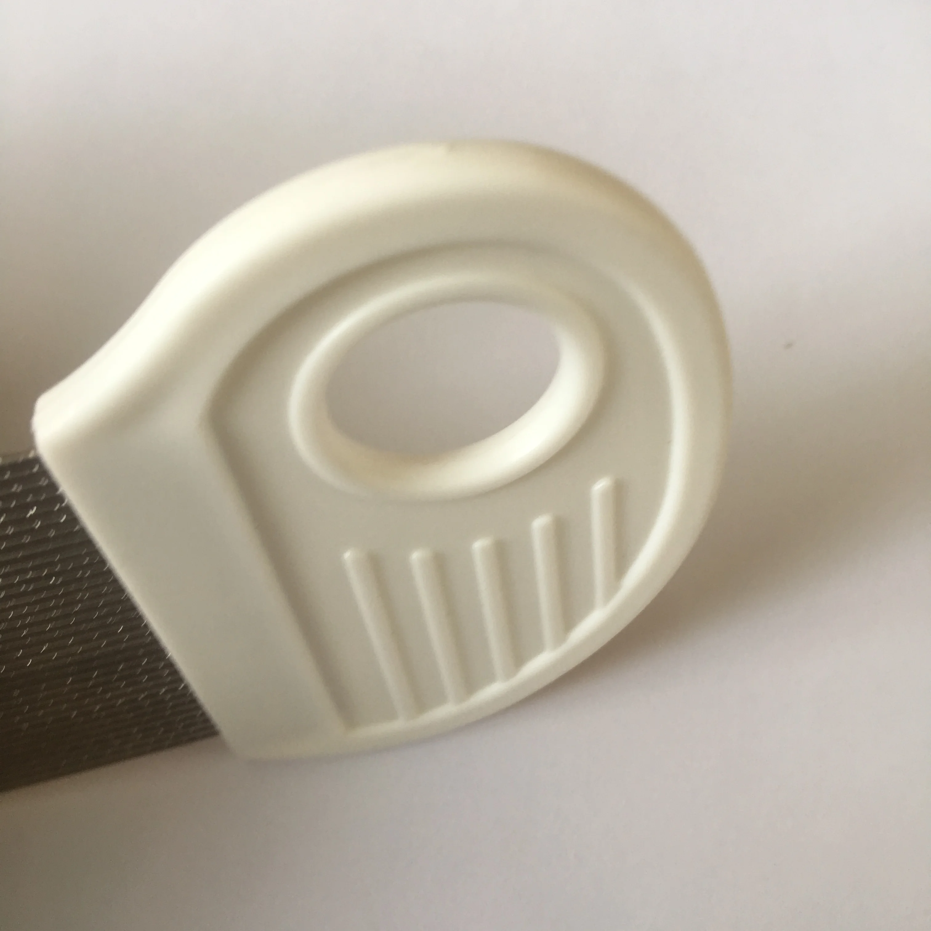 Double Stripes Stainless Steel Pins Girl Hair Cleaning Lice Nit Louse Tick Flea Removing Comb With Magnifier Len