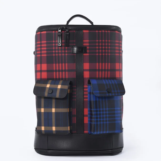 New Fashion Stylish Anti-Theft Multi Functional Tartan Laptop Backpack For Women For Girls
