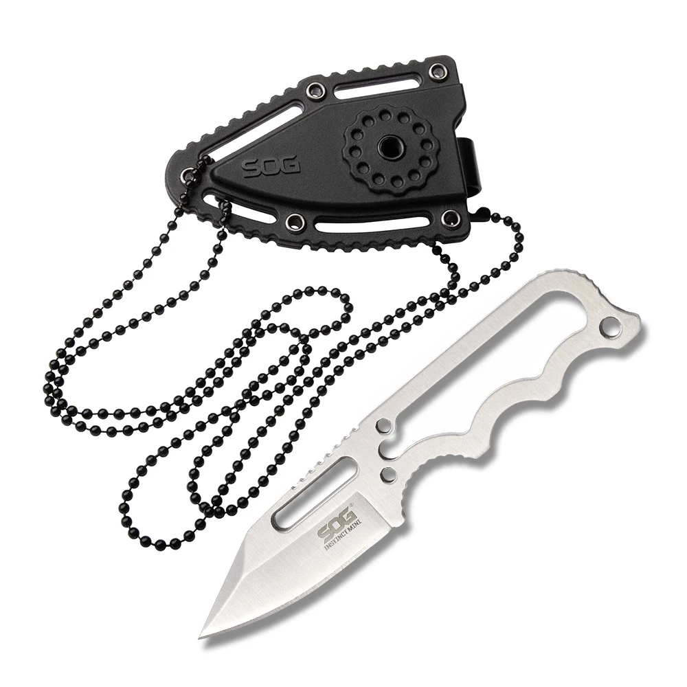 Легкий мини-пояс для шеи SOG Instinct компактный полноразмерный дизайн 1 9 дюймов улучшенное лезвие из нержавеющей стали