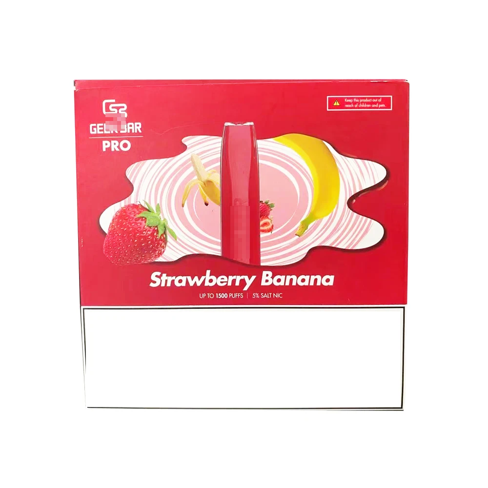 
Original Atomizer Vape Disposable Box Pre-filled 4.5ml Geek Bar Pro 1500 Puffs Capacity BOX Packaging Fast Delivery 