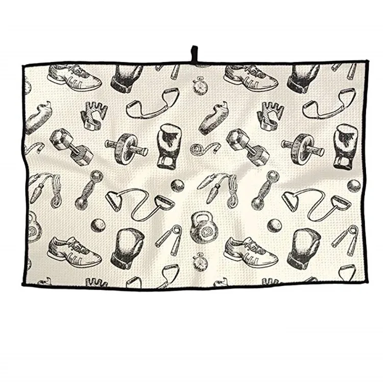 
Microfiber Fabric kitchen towel high absorbent microfiber waffle hand towel 