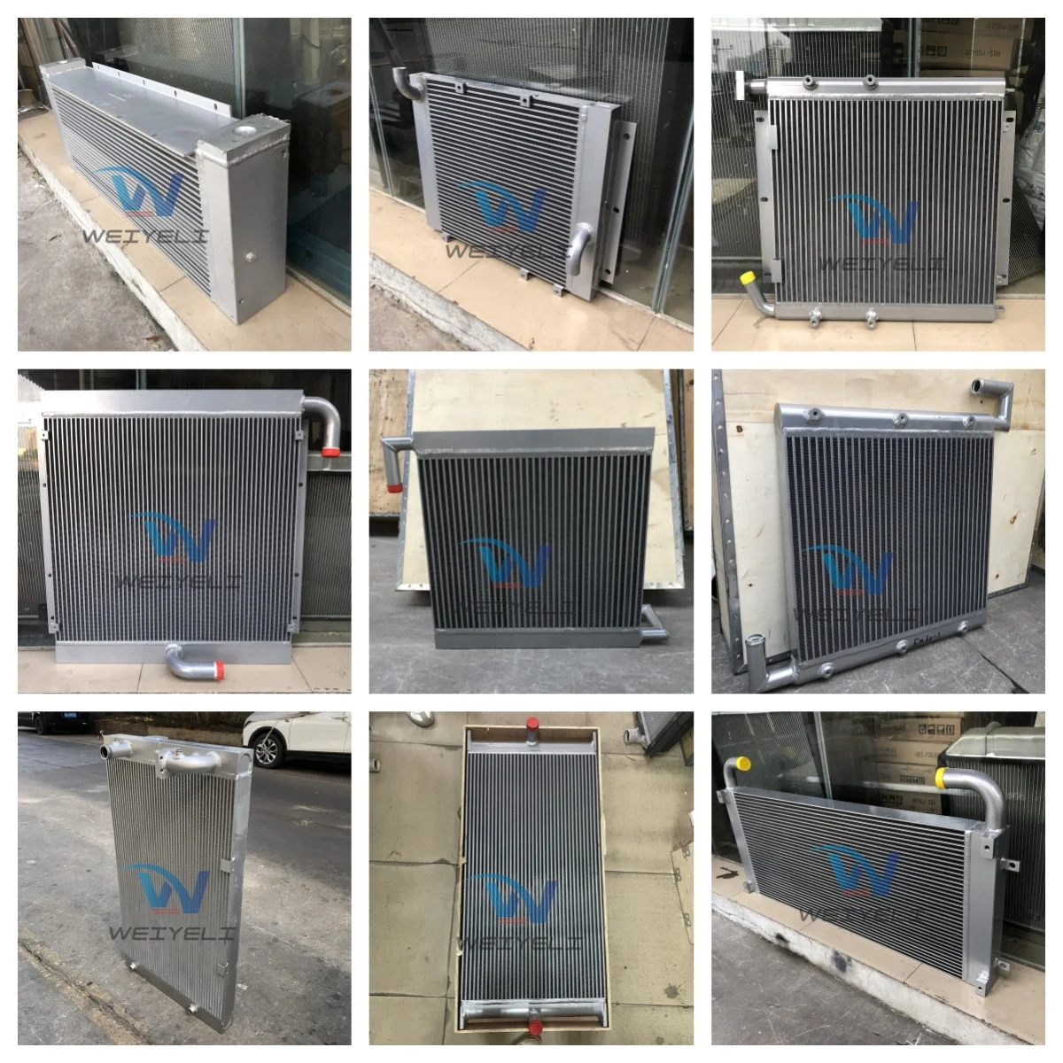 Factory direct sales of High-quality industrial machinery parts Komastu PC400-6 excavator hydraulic oil cooler oil radiator