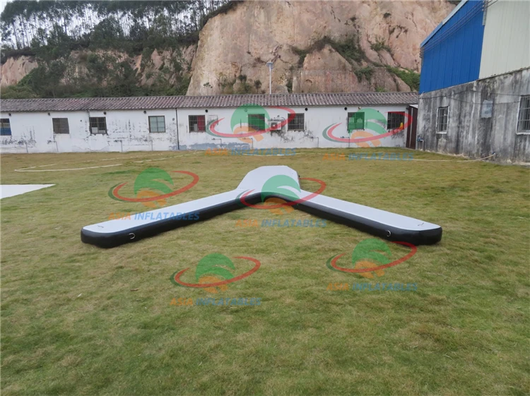 Drop stitch inflatable jetski boat dock Y pontoon platform inflatable water floating dock