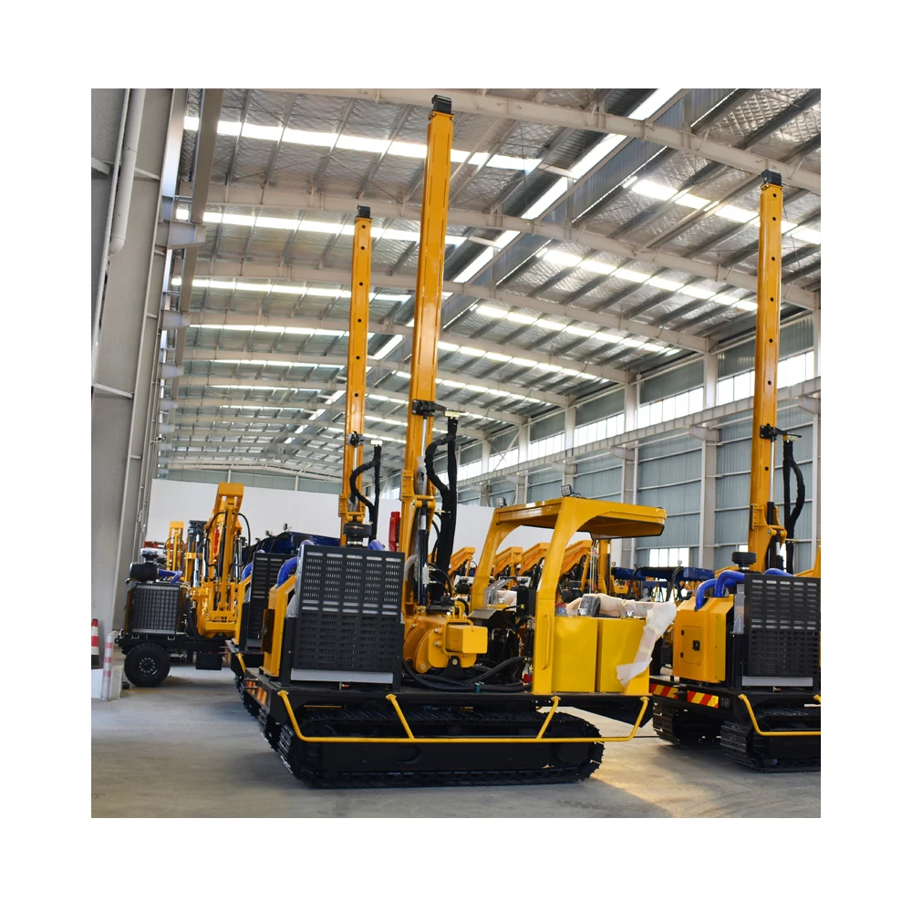 New Stock Arrival hydraulic pile machine, solar screw pile driver for sale/