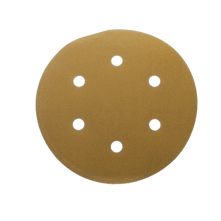 Yellow sand White corundum Aluminum Oxide dry grinding 5-inch Abrasives sandpaper disc