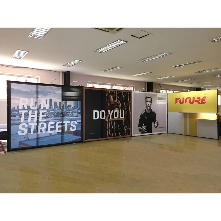 3x9m Aluminum Exhibition Stand Design For Trade Show Display with LED lights