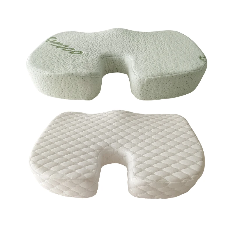 Custom made memory foam bamboo seat cushion pillow for office chair