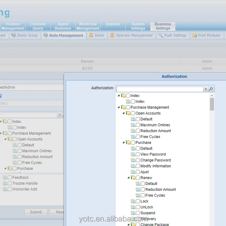 YOTC EZ-Биллинговая простая в использовании система биллинга для операторов малых и средних ISP программного обеспечения