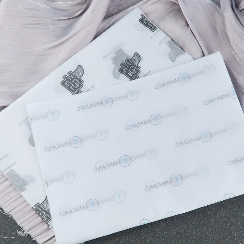 cheap price white flower gift tissue paper packing floral wrapping paper packaging with custom logo for sale