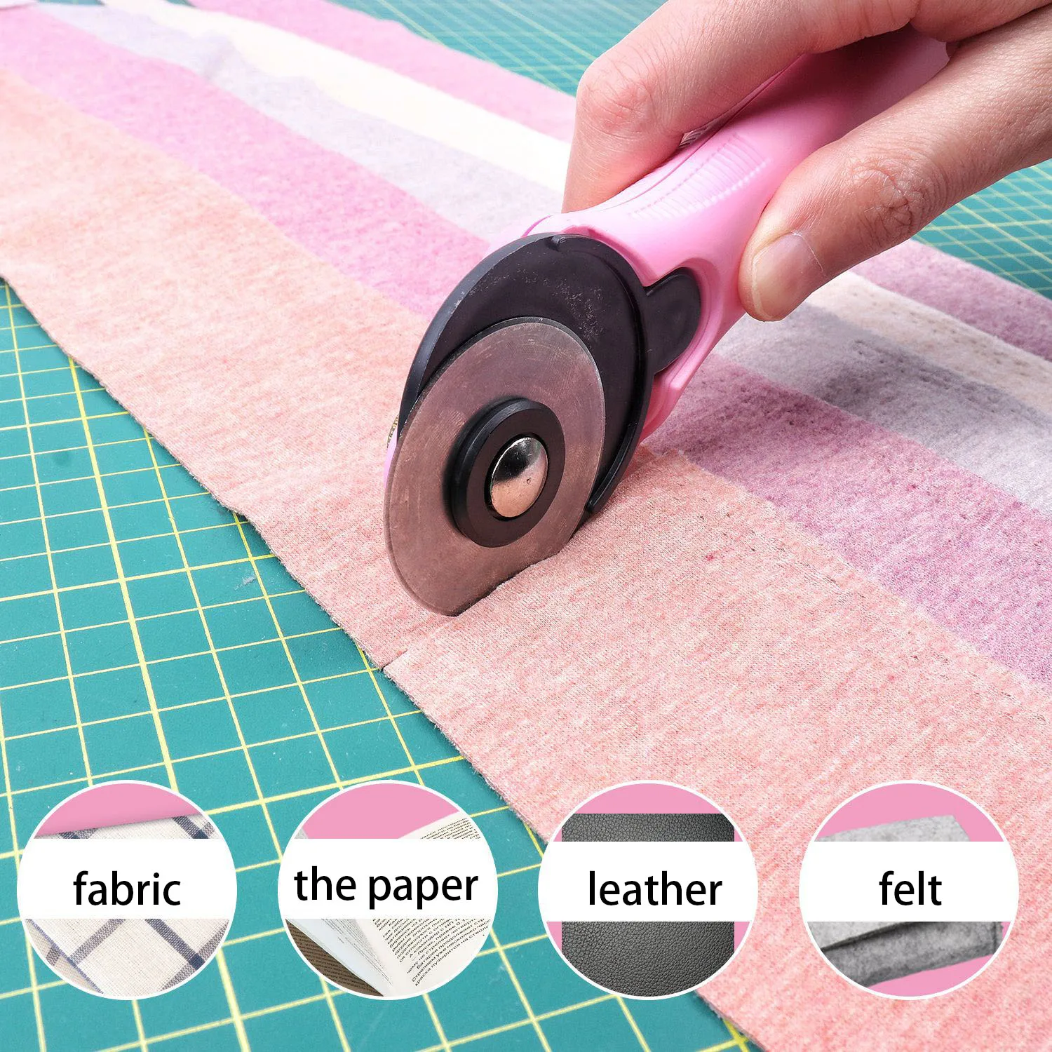 handheld mini multi functional 45mm rotary blade roller die cutter Rotary Knife Cutters for paper leather fabric cut