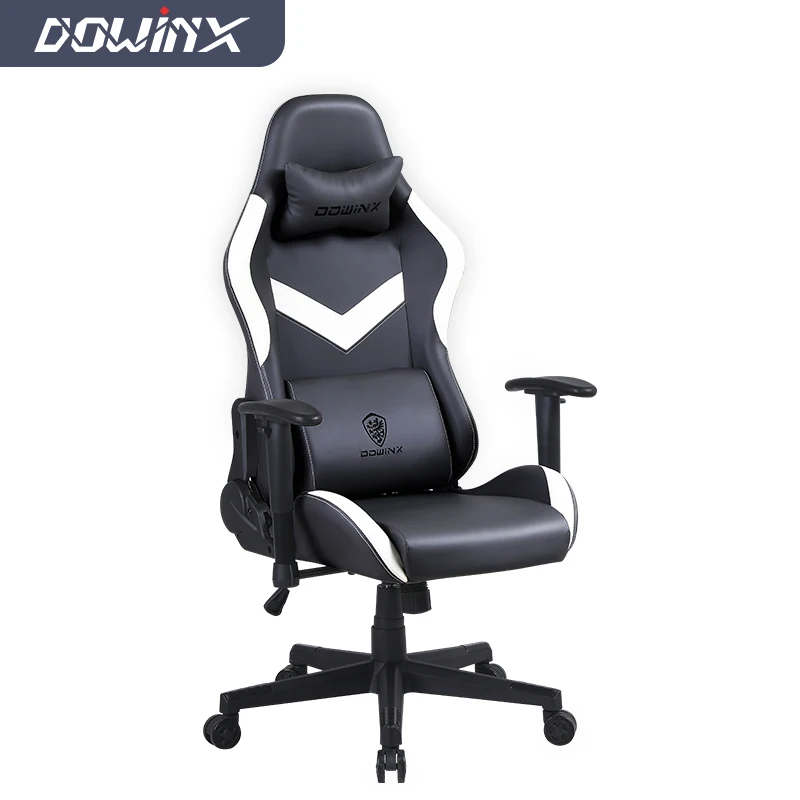 Dowinx Hot Sale Custom Logo PU Leather Computer Gaming Chair with Massage Lumbar