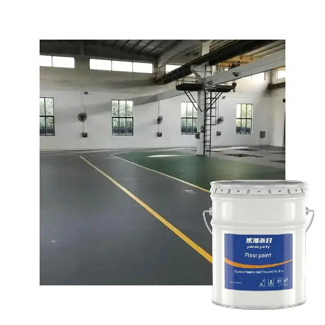 Concrete paint floor Metal epoxy waterproof floor paint Garage self-leveling acrylic floor paint