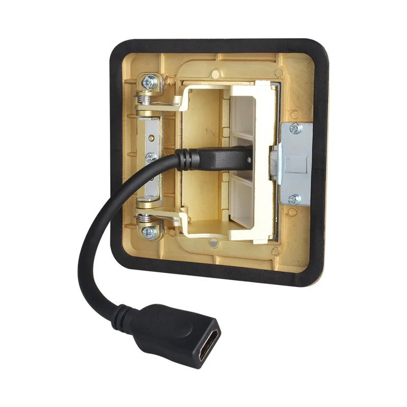 SETO pop-up power ground socket multimedia link with cable 20cm socket multi-function power socket slide cover hidden