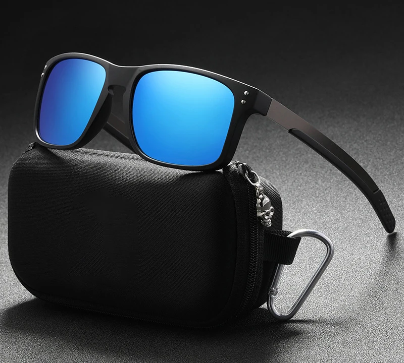 Amazon UV protection glasses mens polarized matte finish sun glasses teen boys square beach sunglasses