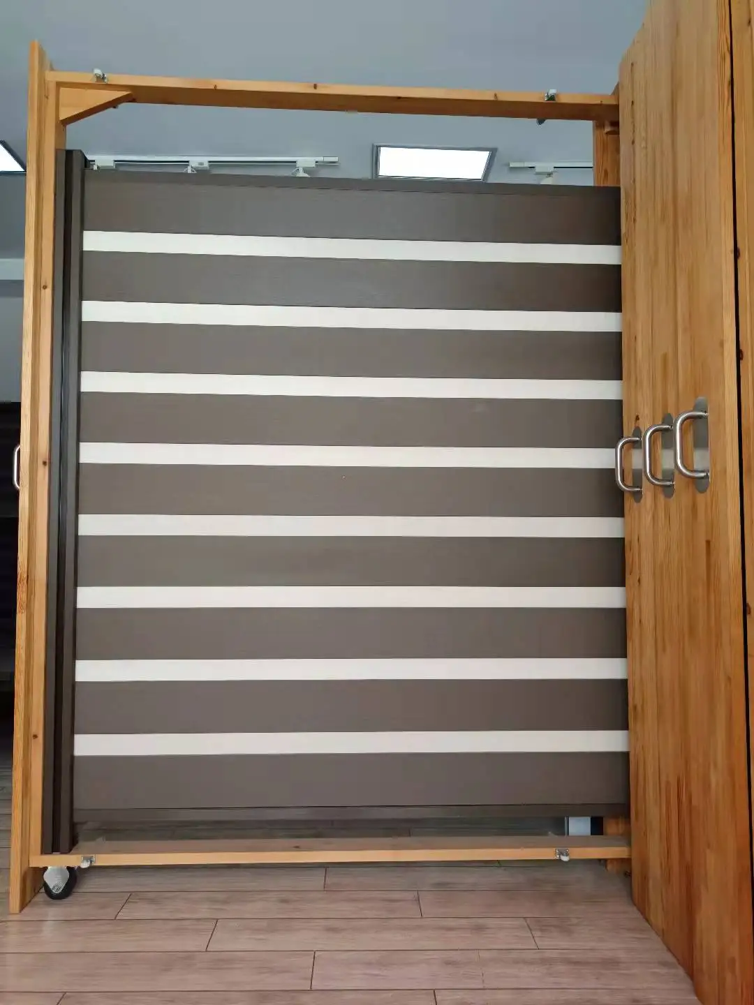 Euro style composite garden fence composite fence panels and posts wpc garden fence