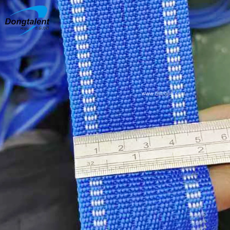 25mm 38mm 50mm striped belt webbing colourful polyester cargo for 2 inch ratchet buckle cargo lashing strap belts