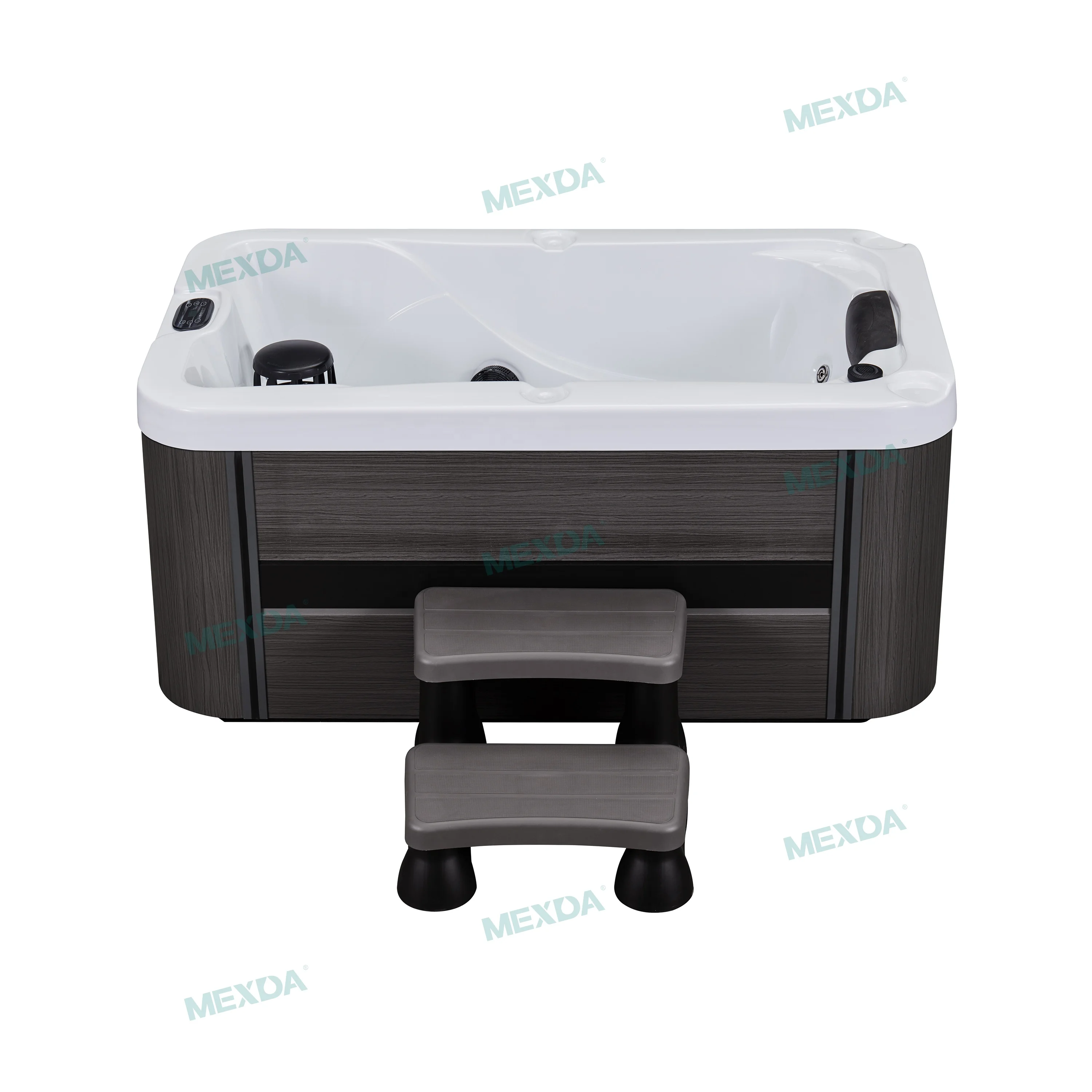 MEXDA Modern Outdoor Spa 1 Person whirlpool Spa Tubs WS-599H