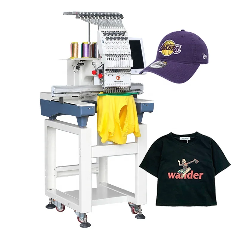 Gangduo Maquina De Bordar Textile Machine Automatique Broderie Casquette a Broder Industriel En Occasion