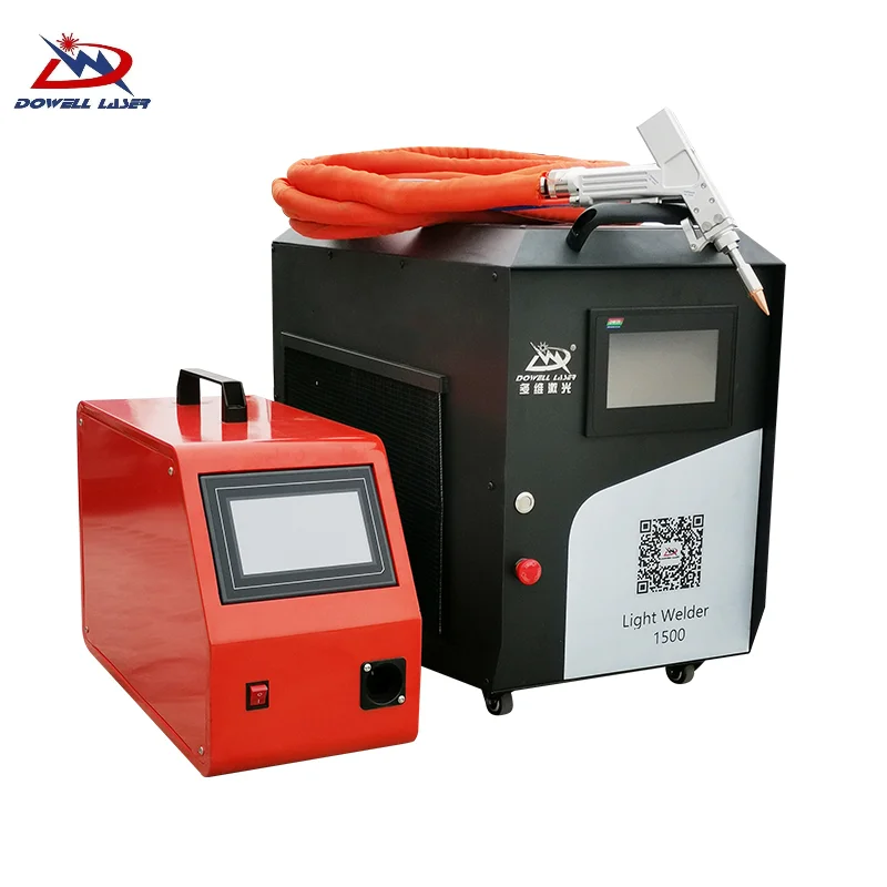 Raycus 1000 Вт 1500w 2000W 3000w с острым концом ручной лазерный сварочный агрегат портативная волоконная лазерная машина сварного шва сканер штрих кода