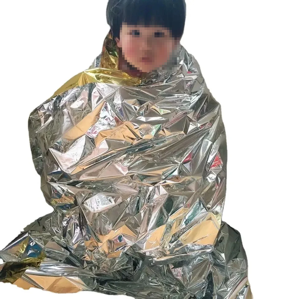 Survival Blanket,Thermal foil emergency blanket rescue blanket ReflectiveINSULATION sleeping bag heated sleeping bag