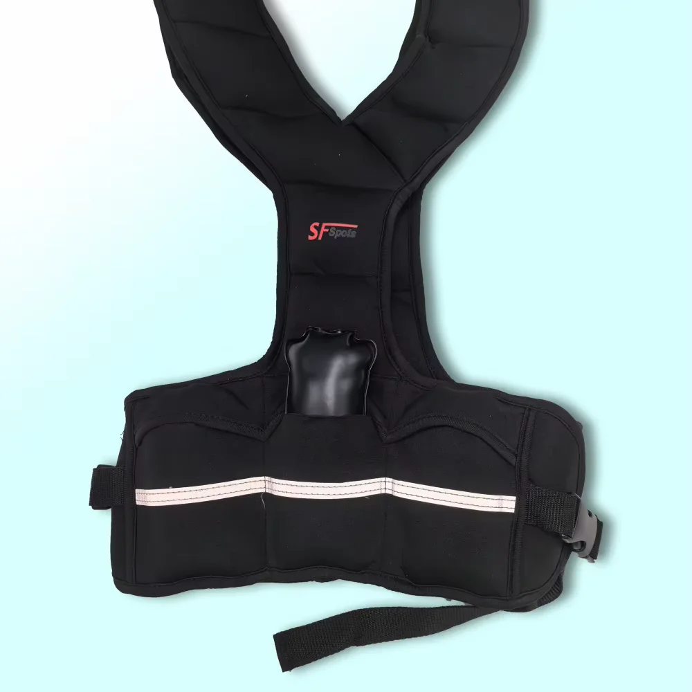 Running and fitness breathable weight-bearing vest