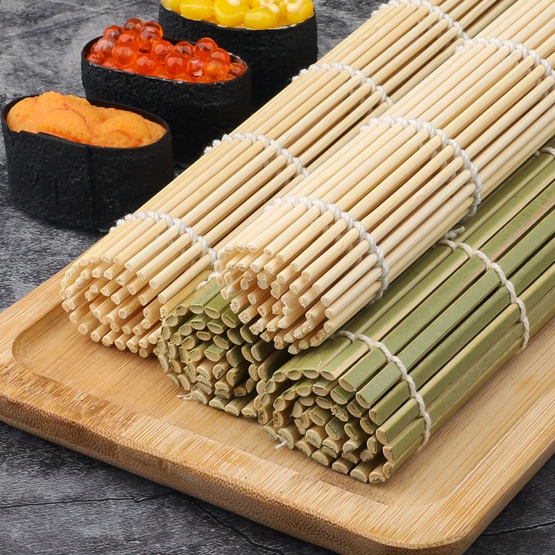 Eco-frindly natural bamboo sushi set cooking tool healthy bamboo sushi mat suitable for sushi restaurants
