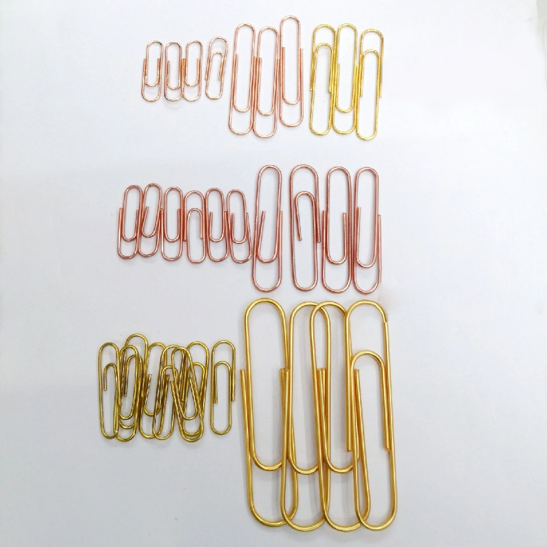 33MM 28MM Colored Unique Designer Paper Clip Types Of Decorative Paper Clips 100Pcs A Colorbox