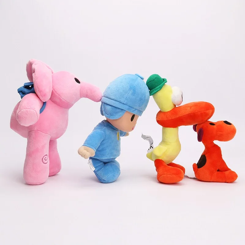 Высококачественная плюшевая аниме-игрушка Pocoyo утка слон собака кукла на заказ милые мягкие плюшевые детские