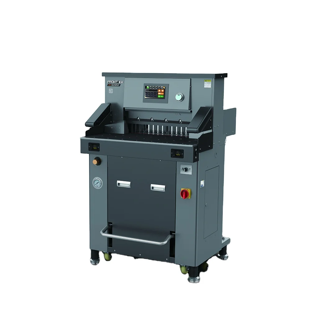 FRONT H670TV7 30-670mm Mute Hydraulic Progtammed Paper Cutting Machine.Hanging ball screw
