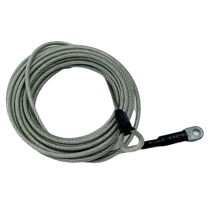 Factory Sale Grade Clip Cable Clamp Sling with Hook Clips Drop Forged Wire Rope Safe Anti-theft Safety Steel Free Cutting Steel