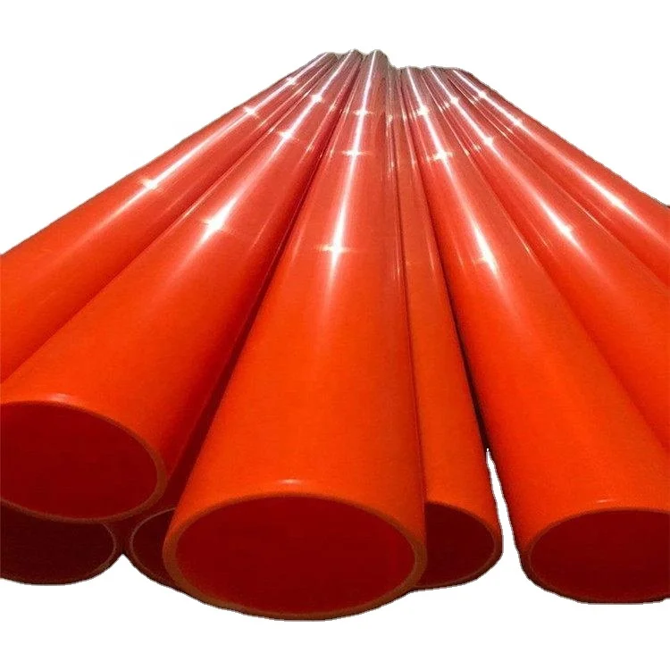 
Mpp power tube modified polypropylene orange mpp cable protection tube 