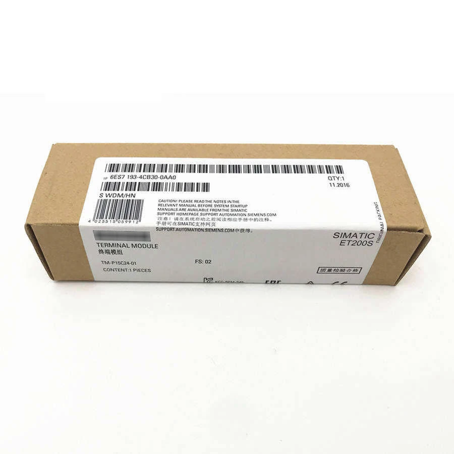Original Siemens Simatic S7 ET200S Terminal PLC Module 6ES7193-4CB30-0AA0
