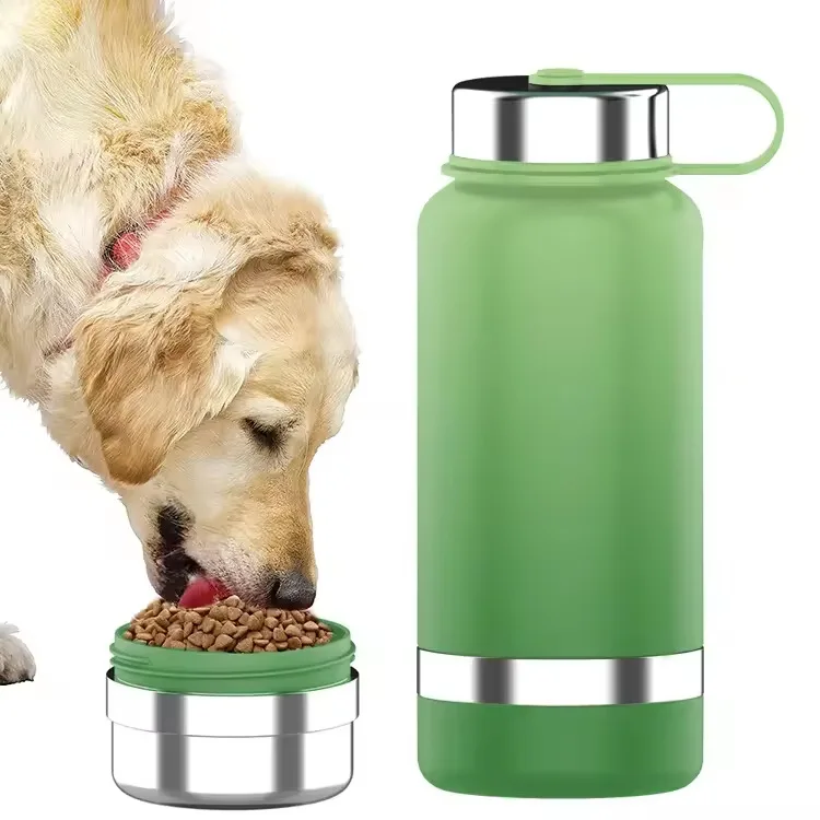 2024 New Arrival Pet water bottle best-selling model for 1000ml colorful customized keep hot and cold tumbler for dogs and cat