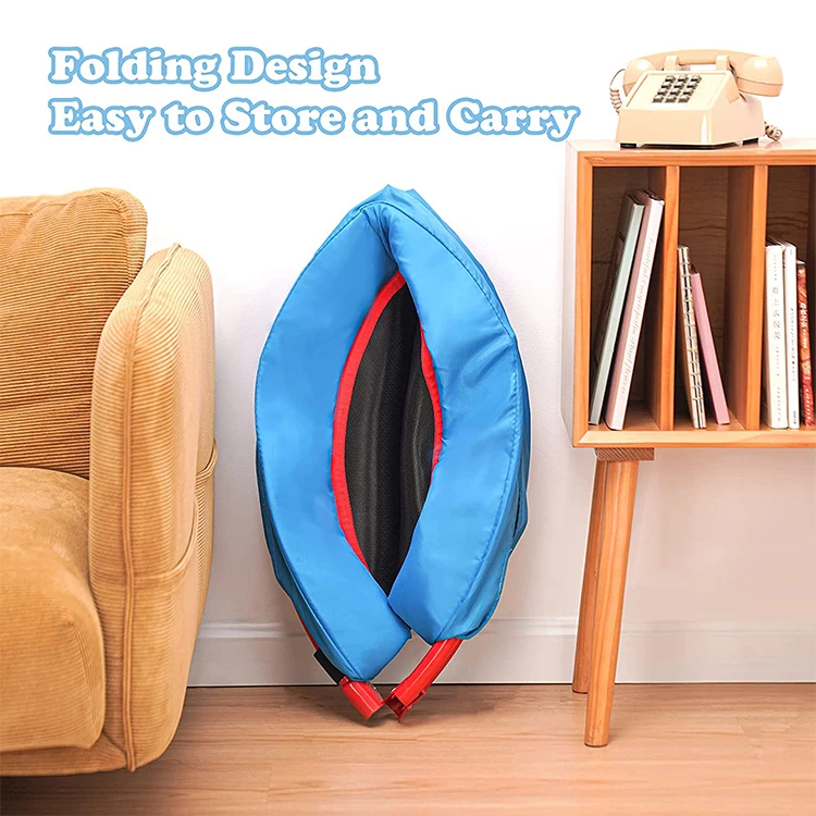 Zoshine Stylish Mini   Fitness Trampoline Indoor Outdoor Kids Bungee Jumping Bed for sale