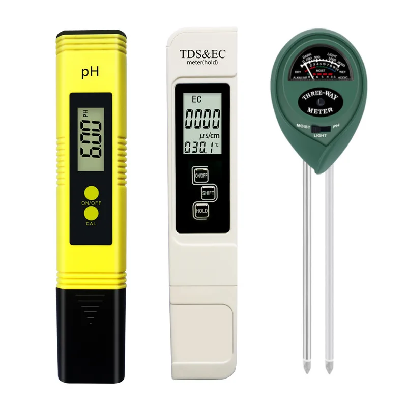New Portable Water Quality Tester Digital PH Meter Kit Water Tester 3 In 1 PH Test Pen For Pools Drinking Water