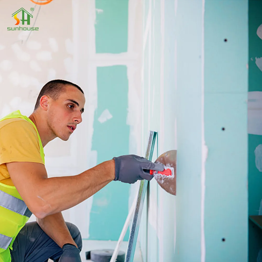 High Quality Wholesale 9Mm/12Mm/15Mm Mosisture Resistance Gypsum Board For Kitchen Bathroom