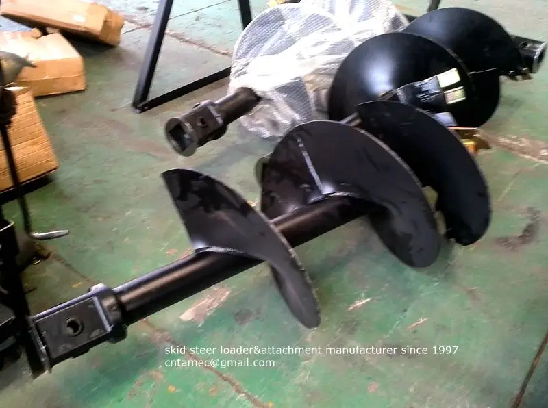 hydraulic earth auger hydraulic auger for skid steer loader