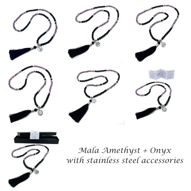 Разнообразные дизайны упакованные в подарочную коробку с характеристиками драгоценный камень 6 мм магический Аметист мала