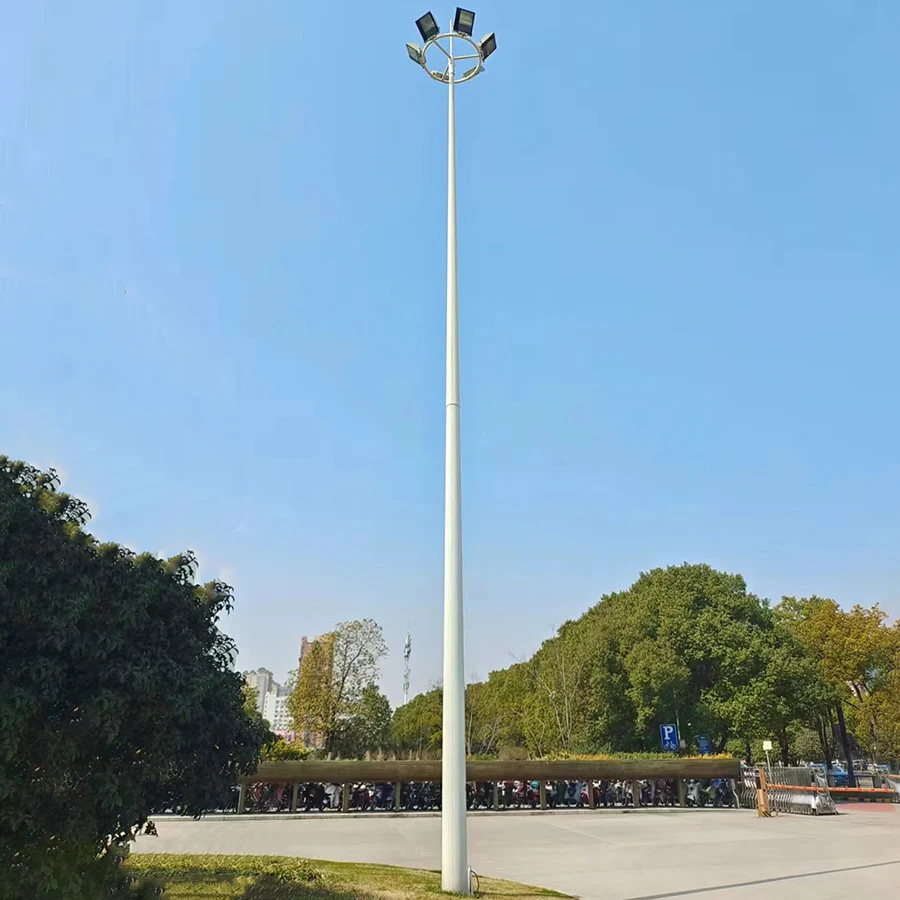 FUTAO  High Mast Lighting Pole For Stadium And Airport With Electric Equipment