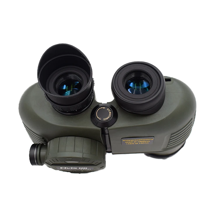Шанхай 7x50 Наблюдатель Морской Бинокль С Компасом 7x50 Водонепроницаемый Плавающий Бинокль Пиратский Телескоп